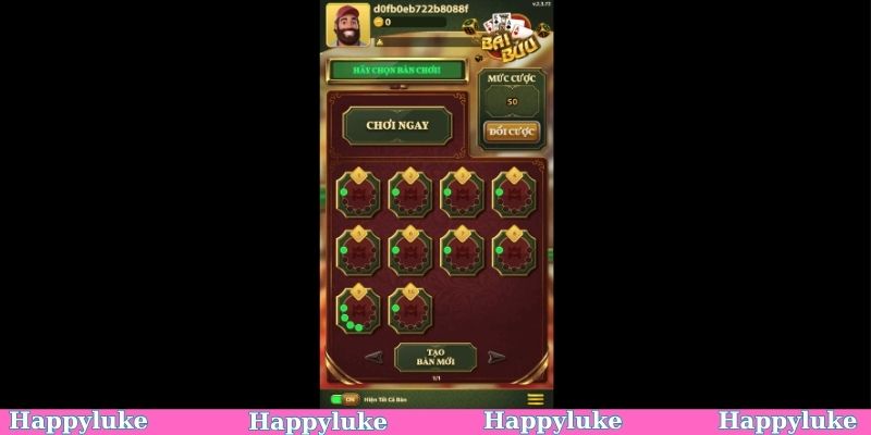 Tham gia game bài bửu với luật chơi thú vị