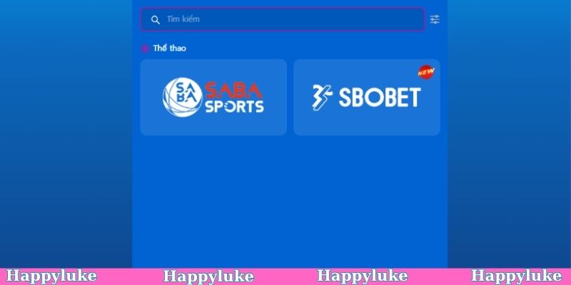 Thông tin về danh mục giải trí sport Happyluke